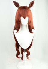 ウマ娘 プリティーダービー マルゼンスキー コスプレウィッグ 耳付き