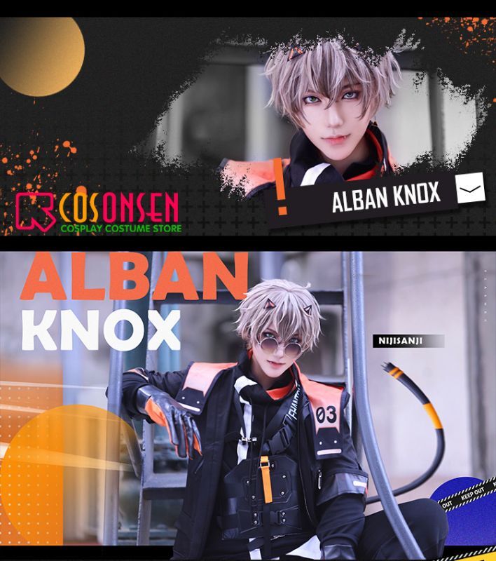 お買い得モデル Alban にじさんじ Knoxコスプレ衣装セット- EN