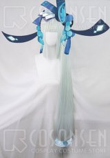 画像: 陰陽師　青行燈　あおあんどう　コスプレウィッグ