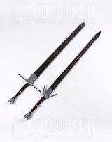 画像: ウィッチャー3 ワイルドハント ゲラルト Geralt 武器 剣 双剣 コスプレ道具140cm