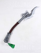 画像: League of Legends リーグ・オブ・レジェンド LoL 狂乱の騎兵 クレッド 武器 矛 コスプレ道具 120cm