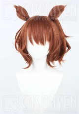 画像: ウマ娘プリティーダービー アストンマーチャン コスプレウィッグ 耳付き